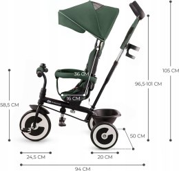ROWEREK TRÓJKOŁOWY Aston Kinderkraft Zielony