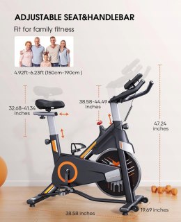 Rower treningowy elektromagnetyczny homeTro Spinning