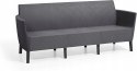 Keter Salemo 3-osobowa sofa ogrodowa, poduszki w zestawie