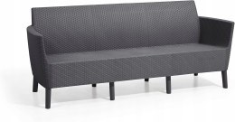 Keter Salemo 3-osobowa sofa ogrodowa, poduszki w zestawie