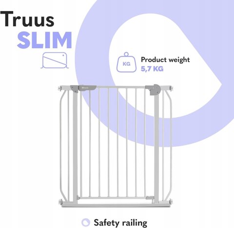 LIONELO Truus Slim Bramka zabezpieczająca 75-105cm LIONELO Truus Slim Bramka zabezpieczająca 75-105cm