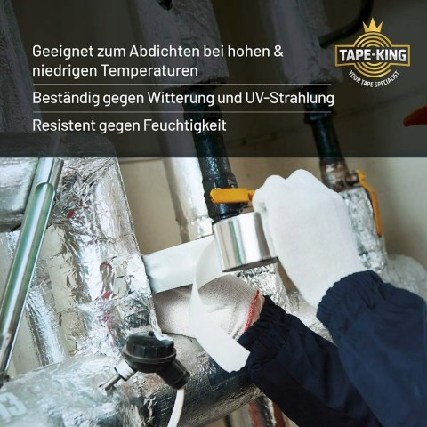 Samoprzylepna aluminiowa taśma 5 rolek Samoprzylepna aluminiowa taśma 5 rolek