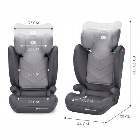 Fotelik samochodowy 100-150cm 15-36kg I-SPARK i-Size Kinderkraft Fotelik samochodowy 100-150cm 15-36kg I-SPARK i-Size Kinderkraft