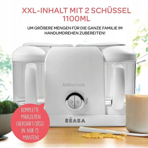 BEABA BABYCOOK PLUS DUO 4w1 URZĄDZENIE WIELOFUNKC. BEABA BABYCOOK PLUS DUO 4w1 URZĄDZENIE WIELOFUNKC.