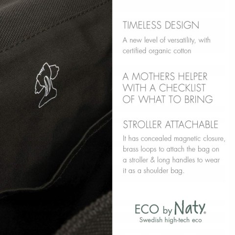 Eco by Naty Torba na akcesoria z ekologicznej bawełny GOTS Eco by Naty Torba na akcesoria z ekologicznej bawełny GOTS