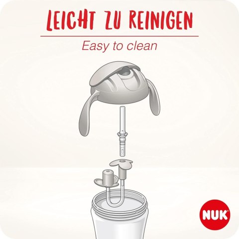 Kubek dla dzieci NUK 230 ml żółty Kubek dla dzieci NUK 230 ml żółty