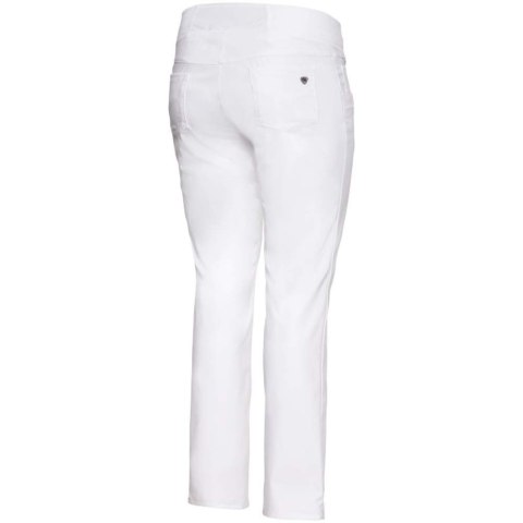 Spodnie o dopasowanym kroju z elastycznej tkaniny