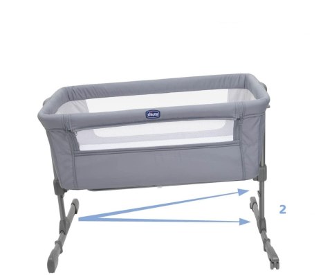 Chicco next2me Essential łóżeczko do 9kg grey Chicco next2me Essential łóżeczko do 9kg grey