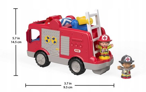 Fisher-Price Mattel wóz strażacki j.niemiecki Fisher-Price Mattel wóz strażacki j.niemiecki