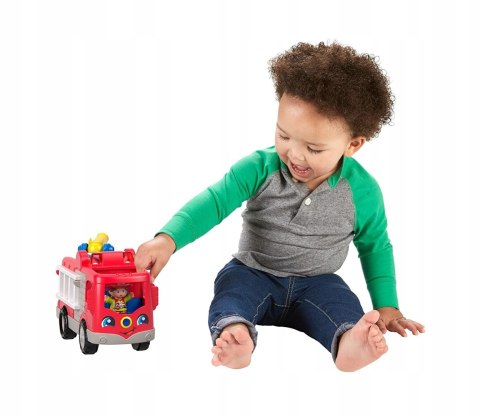 Fisher-Price Mattel wóz strażacki j.niemiecki Fisher-Price Mattel wóz strażacki j.niemiecki
