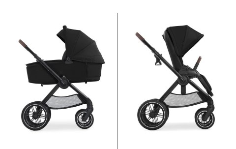 Wózek spacerowy hauck 2w1 z gumowymi oponami Walk N Care Set do 22 kg Wózek spacerowy hauck 2w1 z gumowymi oponami Walk N Care Set do 22 kg