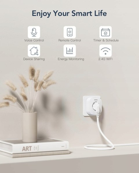 Inteligentne Gniazdko Teckin Smart Plug (SP22) 4 szt. Inteligentne Gniazdko Teckin Smart Plug (SP22) 4 szt.