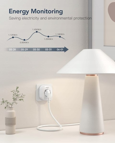 Inteligentne Gniazdko Teckin Smart Plug (SP22) 4 szt. Inteligentne Gniazdko Teckin Smart Plug (SP22) 4 szt.