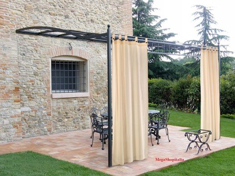 Megashopitalia zasłona do altany, werandy 1szt Megashopitalia zasłona do altany, werandy 1szt