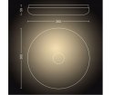 Plafon Lampa sufitowa łazienkowa Struana Philips + Bezprzewodowy regulator