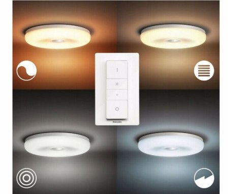 Plafon Lampa sufitowa łazienkowa Struana Philips + Bezprzewodowy regulator Plafon Lampa sufitowa łazienkowa Struana Philips + Bezprzewodowy regulator