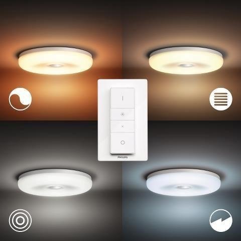 Plafon Lampa sufitowa łazienkowa Struana Philips + Bezprzewodowy regulator Plafon Lampa sufitowa łazienkowa Struana Philips + Bezprzewodowy regulator