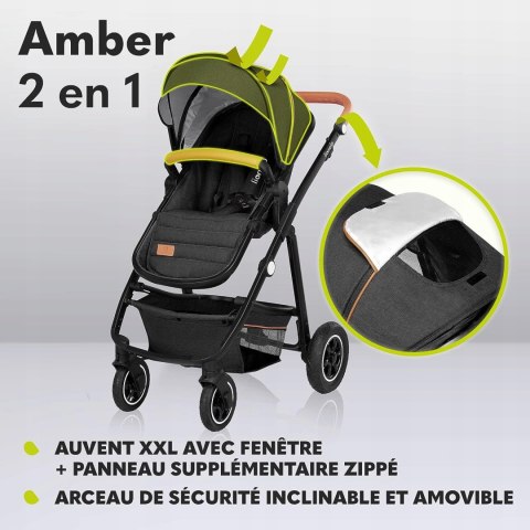 Wózek Lionelo Amber 2w1 Grafit Wózek Lionelo Amber 2w1 Grafit