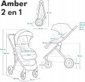 Wózek Lionelo Amber 2w1 Grafit
