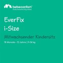 Fotelik Bebeconfort EverFix i-Size ISOFIX 9-36kg