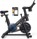 MERACH Rower domowy, spinning bike cichy z ulepszonym monitorem LCD,