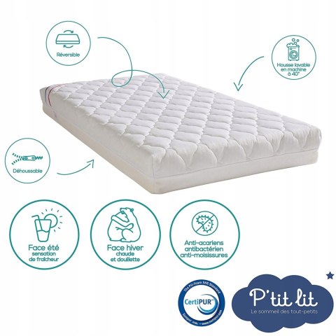 P'TIT LIT materac 60 x 120 cm P'TIT LIT materac 60 x 120 cm