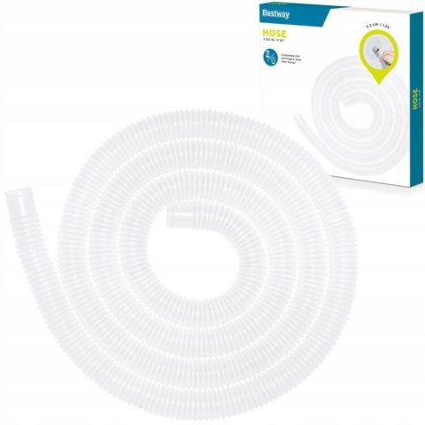 Bestway 58369 Wąż Rura do Pompy Filtrującej 32mm 300cm Bestway 58369 Wąż Rura do Pompy Filtrującej 32mm 300cm