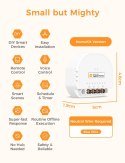 Inteligentny przełącznik WLAN Refoss MSS810 Apple HomeKit 2,4GHz 2 szt.