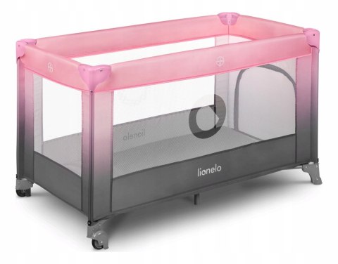 LIONELO Stefi kojec dla niemowląt 120x60cm Pink Ombre LIONELO Stefi kojec dla niemowląt 120x60cm Pink Ombre