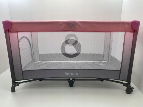 LIONELO Stefi kojec dla niemowląt 120x60cm Pink Ombre LIONELO Stefi kojec dla niemowląt 120x60cm Pink Ombre