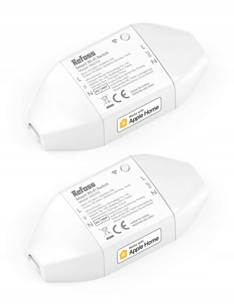 Przełącznik WIFI SMART SWITCH Refoss MSS710 2 szt. Przełącznik WIFI SMART SWITCH Refoss MSS710 2 szt.