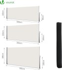 VEVOR Markiza Boczna 140 x 300cm Wysuwany Parawan