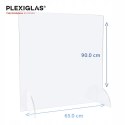 VITAdisplays osłona na ladę przed kaszlem kichaniem 3szt 65x90cm