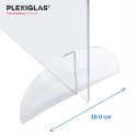 VITAdisplays osłona na ladę przed kaszlem kichaniem 3szt 65x90cm