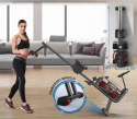 Wioślarz JOROTO MR23 składany z oporem wodnym, 150 kg, Bluetooth