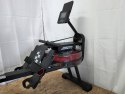 Wioślarz JOROTO MR23 składany z oporem wodnym, 150 kg, Bluetooth