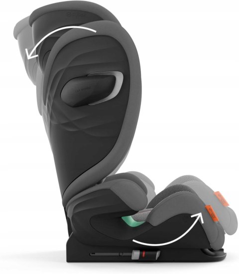 CYBEX Solution G i-Fix Plus fotelik 15-50 Lava Grey CYBEX Solution G i-Fix Plus fotelik 15-50 Lava Grey