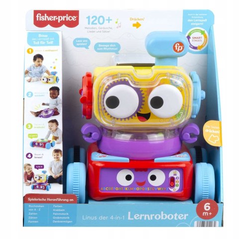 Fisher-Price HCK39 4w1 uczący Robot język niemiecki Fisher-Price HCK39 4w1 uczący Robot język niemiecki