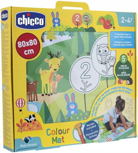 CHICCO Kolorowa Mata do malowania Cyfry Aquadoodle z flamastrem CHICCO Kolorowa Mata do malowania Cyfry Aquadoodle z flamastrem