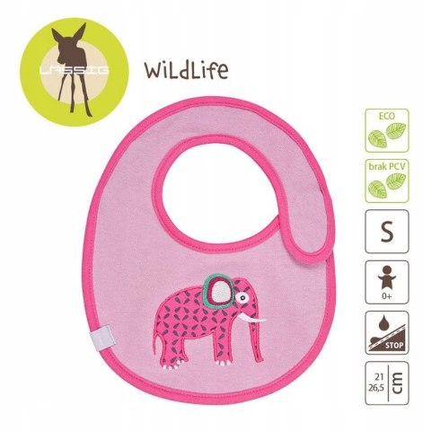 Lassig Śliniak bawełniany wodoodporny Wildlife Słoń Lassig Śliniak bawełniany wodoodporny Wildlife Słoń