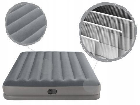 Materac Dmuchany Dwuosobowy Łóżko z Pompką USB Intex 64114 Materac Dmuchany Dwuosobowy Łóżko z Pompką USB Intex 64114