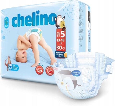 Pieluszki Chelino 5 Rozmiar 5 120 szt. Pieluszki Chelino 5 Rozmiar 5 120 szt.