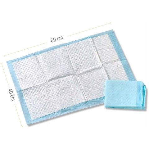 Podkład do przewijania w płatach Tigex 60x40cm 20 sztuk Podkład do przewijania w płatach Tigex 60x40cm 20 sztuk