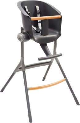 BEABA krzesło Up&Down, ergonomiczne regulowane ciemnoszare