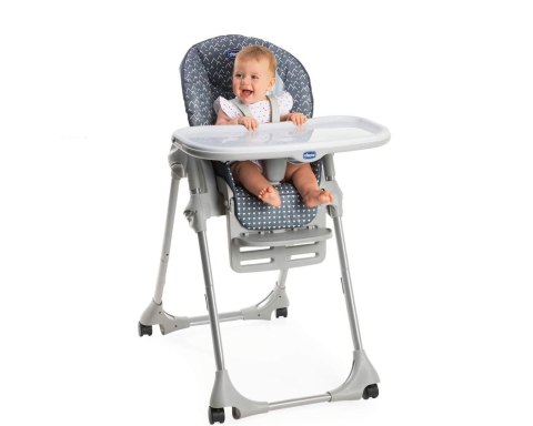 Chicco Polly Easy Krzesełko regulowane do karmienia 6m+ do 15kg Chicco Polly Easy Krzesełko regulowane do karmienia 6m+ do 15kg
