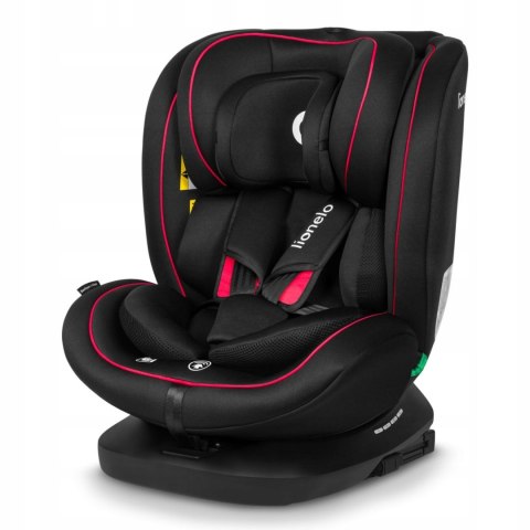 Fotelik samochodowy Lionelo z ISOFIX BASTIAAN I-size black red Fotelik samochodowy Lionelo z ISOFIX BASTIAAN I-size black red