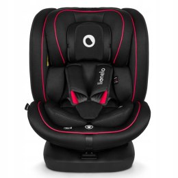 Fotelik samochodowy Lionelo z ISOFIX BASTIAAN I-size black red