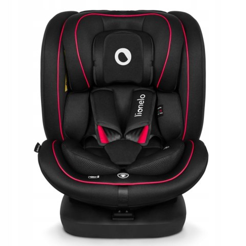 Fotelik samochodowy Lionelo z ISOFIX BASTIAAN I-size black red Fotelik samochodowy Lionelo z ISOFIX BASTIAAN I-size black red