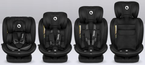 Fotelik samochodowy Lionelo z ISOFIX BASTIAAN I-size black red Fotelik samochodowy Lionelo z ISOFIX BASTIAAN I-size black red