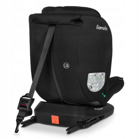 Fotelik samochodowy Lionelo z ISOFIX BASTIAAN I-size black red Fotelik samochodowy Lionelo z ISOFIX BASTIAAN I-size black red